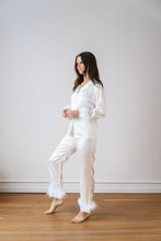 Load image into Gallery viewer, Dahlia Pajamas - White