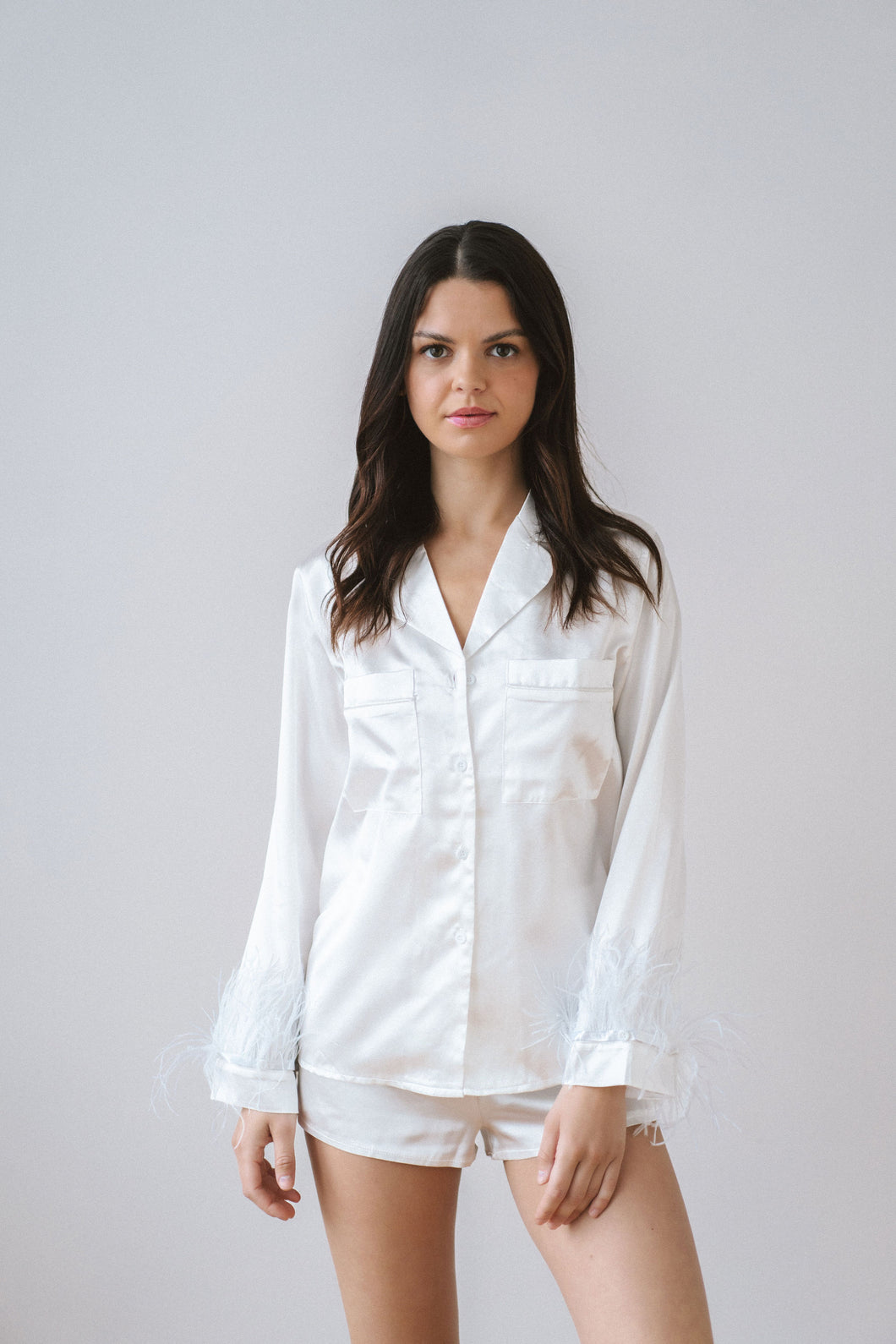 Raya Pajamas - White