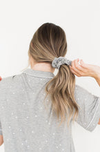 Load image into Gallery viewer, The Early Riser Scrunchie - Grey Star

