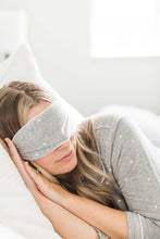Load image into Gallery viewer, The Late Nighter Sleep Mask - Grey Star
